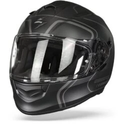 Scorpion EXO-491 West Mat Zwart Zilver Integraalhelm 11 Scorpion EXO-491 West Mat Zwart Zilver Integraalhelm -Rij Veilig Winkel scorpion exo 491 west matt black silver frontpage