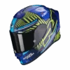 Scorpion Exo-R1 Evo Air Victory Blauw-Neon Geel Integraalhelm -Rij Veilig Winkel scorpion exo r1 evo air victory blue neon yellow