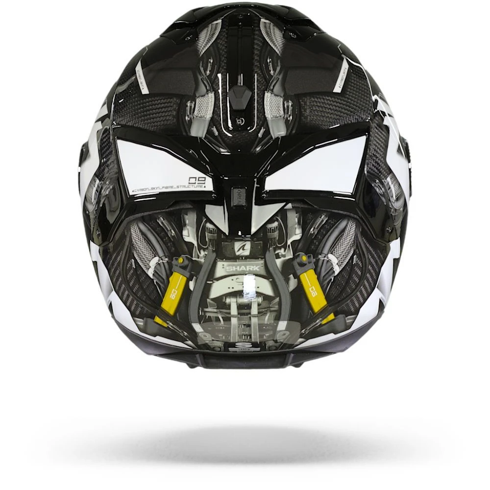Shark Spartan GT Carbon Urikan Carbon Antraciet Wit DAW Integraalhelm 8 Shark Spartan GT Carbon Urikan Carbon Antraciet Wit DAW Integraalhelm - Afbeelding 6