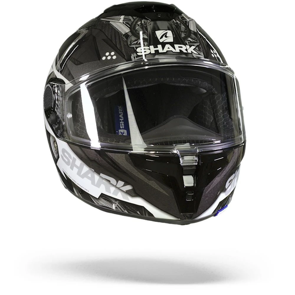 Shark Spartan GT Carbon Urikan Carbon Antraciet Wit DAW Integraalhelm 5 Shark Spartan GT Carbon Urikan Carbon Antraciet Wit DAW Integraalhelm - Afbeelding 3