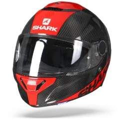 Shark Spartan Carbon 1.2 Skin Carbon DRR Rood Rood Integraalhelm -Rij Veilig Winkel shark spartan carbon skin drr red red.04 1