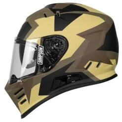 Simpson Helmet Venom Comanche Groen Bruin Integraalhelm