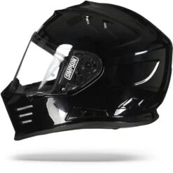 Simpson Venom Solid Zwart Metal Integraalhelm