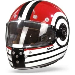 SMK Retro Ranko Beige Rood Integraalhelm