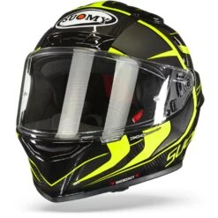 Suomy TX Pro Advance Zwart Geel Integraalhelm -Rij Veilig Winkel suomy tx pro advance black yellow frontpage