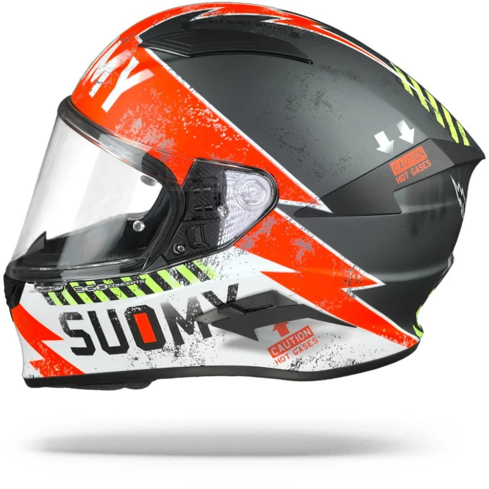 Suomy Speedstar Propeller Mat Antraciet Rood Integraalhelm 6 Suomy Speedstar Propeller Mat Antraciet Rood Integraalhelm - Afbeelding 4