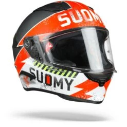 Suomy Speedstar Propeller Mat Antraciet Rood Integraalhelm