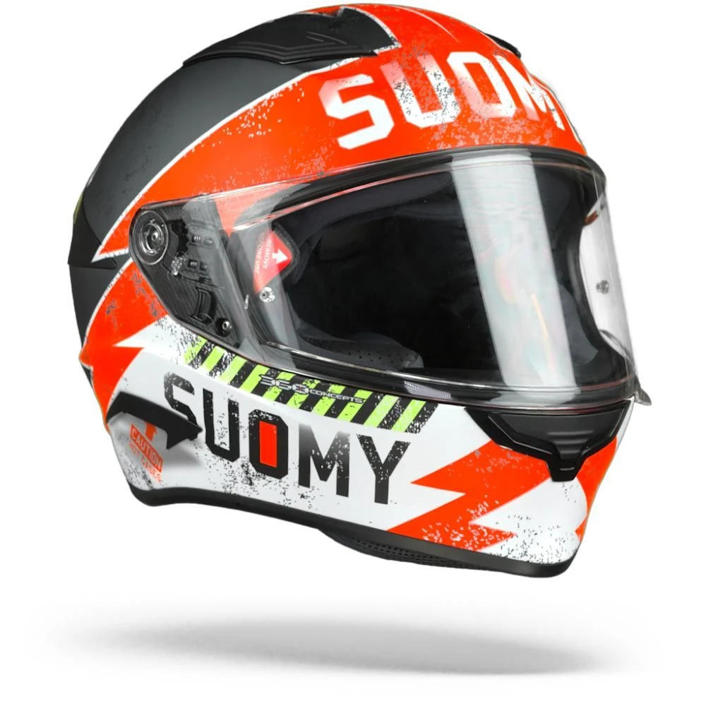 Suomy Speedstar Propeller Mat Antraciet Rood Integraalhelm 3 Suomy Speedstar Propeller Mat Antraciet Rood Integraalhelm