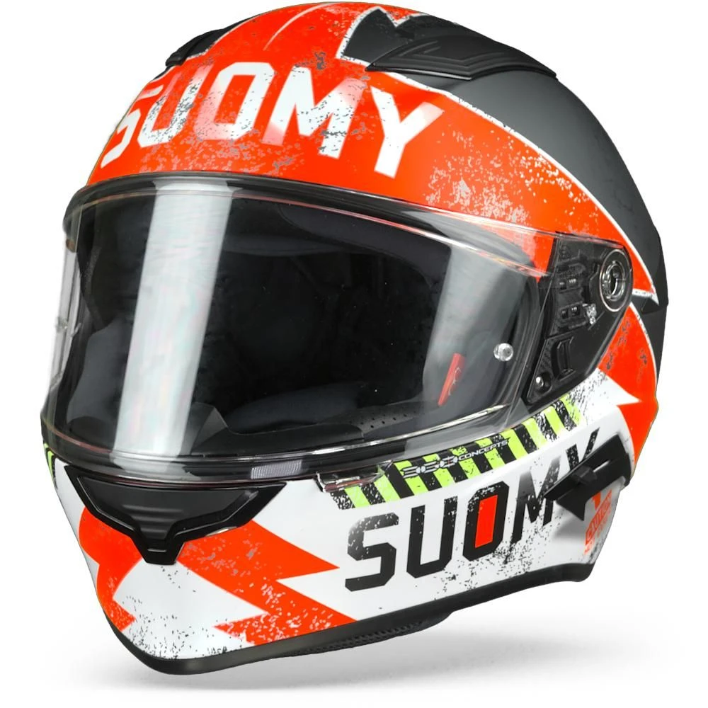 Suomy Speedstar Propeller Mat Antraciet Rood Integraalhelm 4 Suomy Speedstar Propeller Mat Antraciet Rood Integraalhelm - Afbeelding 2