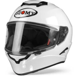 Suomy Stellar Plain Wit Integraalhelm 12 Suomy Stellar Plain Wit Integraalhelm -Rij Veilig Winkel suomy stellar plain white frontpage